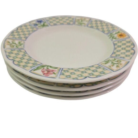 Noritake Homecraft Sonoma Trellis 8.5” Salad Luncheon Plates – Set of 4 - Picture 3 of 16